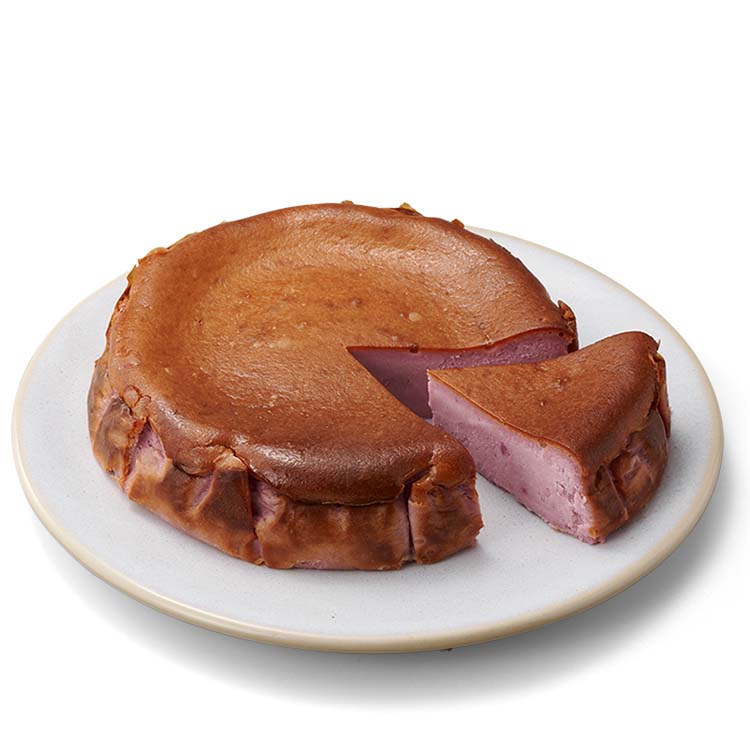 ちゅら恋紅芋のほっくりバスクチーズケーキ